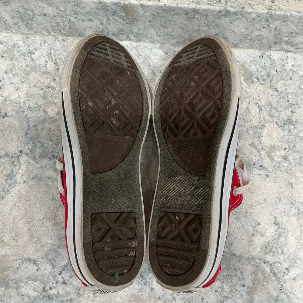 Converse Sneakers Chuck Taylor All Star Youth 3 Red Canvas Low Top 3J236